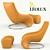 Leolux Darius: Stylish Armchair for Ultimate Comfort 3D model small image 2