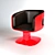 VIO 4 Chair: Sleek Comfort 3D model small image 1