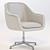 Sleek Bumper Conference Chair 3D model small image 1