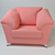 Modern Amatis Armchair | Comfortable & Stylish 3D model small image 1