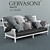 Gervasoni Gray 03 Divani: Sleek Italian Design 3D model small image 1