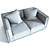 Maison Sofa: Effortless Elegance for Your Home 3D model small image 2