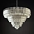 Italian Elegance: Paralume Marina Chandelier 3D model small image 1