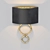 Haute Couture Gold Leaf Wall Sconce 3D model small image 2