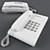Panasonic KX-TS2350RUT Corded Phone 3D model small image 1