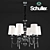 Modern Schuller Mercury II Chandelier 3D model small image 1