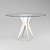 Scandinavian Style Dining Table 3D model small image 1