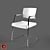 Sleek Modern Chair 3D model small image 1