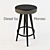 Urban Elegance: Diesel Bar Stool 3D model small image 2