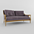 Retro Chic Sofa 3D model small image 1