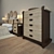 Dreamy Slumber: Bedroom Furniture Set 3D model small image 3