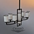 Iris Chandelier: Elegant Illumination 3D model small image 1