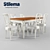 Stylish Table Set by Stilema 3D model small image 1