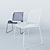 Metal Office Chair 3D model small image 2