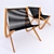 Poul Kjaerholm Designer Lounge Chair 3D model small image 1