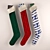 Festive Fireplace Decor Socks 3D model small image 1