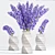 Elegant Purple Vase 3D model small image 1