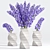 Elegant Purple Vase 3D model small image 2