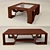 Elegant Akane Coffee Table 3D model small image 1