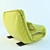 TATTOMI Contract Armchair: Versatile and Stylish 3D model small image 2