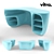 Elegant Baobab Desk: Open TurboSmooth, 720x1800x1100mm 3D model small image 1