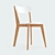 Scandi Vitak Chair: Sleek Scandinavian Design 3D model small image 1