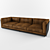 Modern Leather Sofas 3D model small image 2