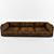 Modern Leather Sofas 3D model small image 3