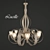 Classic Lucille Chandelier 3D model small image 1