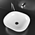 Sleek and Compact Ago Washbasin 3D model small image 3