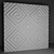 Elegant 3D Plaster Panel 3D model small image 1