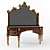 Elegant Classic Dressing Table 3D model small image 1