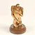 Golden Goddess Torso Statuette 3D model small image 1