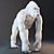 FastSS AnimalStatue: Gorilla Sculpture 3D model small image 1