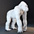 FastSS AnimalStatue: Gorilla Sculpture 3D model small image 2