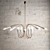 Title: Elegant 12-Light Aretha Chandelier 3D model small image 2