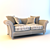 Elegant Parker Knoll Etienne Sofa 3D model small image 2