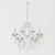 Elegant Gold Pendant Chandelier 3D model small image 2