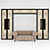 Modern Cayman Wardrobe & Alex Sofa 3D model small image 1