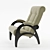 Donodolo 41 Armchair: Sleek Design, Comfortable Seating 3D model small image 2