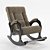 Donodolo 44 Rocking Chair: Stylish, Comfortable, and Lightweight 3D model small image 1
