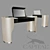 Jubilee Dressing Table: Elegant Storage 3D model small image 1