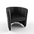  Comfy Rolling Chair 3D model small image 2