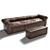Cozy Cube Sofa 3D model small image 1