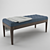 Sleek and Stylish Webby Bench 3D model small image 2