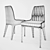 Elegant Palmyra Chair 3D model small image 2