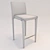 Lucky Semi-Bar Stool: Stylish and Comfy 3D model small image 3