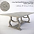 Bernhardt Marquesa Dining Table: Elegant and Sturdy 3D model small image 1