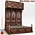 Gothic Dream Bed 3D model small image 1