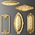 Decorative stucco accents set 3D model small image 1